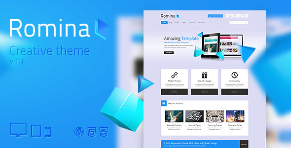 Romina 创意 WordPress主题
