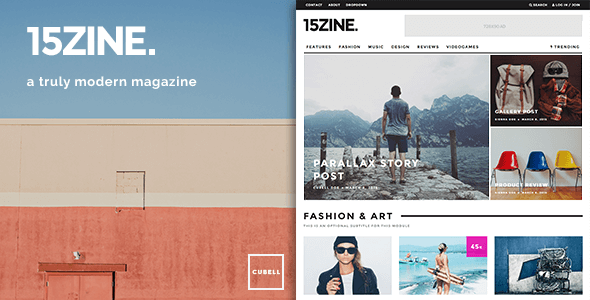  15Zine News Magazine WordPress Theme v2.2.3