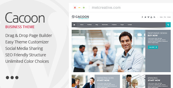 Cacoon 企业 WordPress主题 v3.0.3