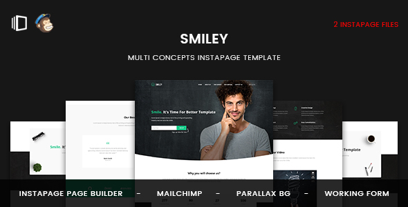  Smiley - Multipurpose Instapage Template