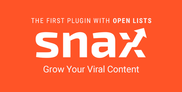  Snax - Viral Front End Uploader front-end upload plug-in
