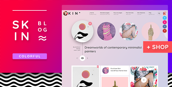  Skin - Creative multi-purpose website WordPress Chinese theme