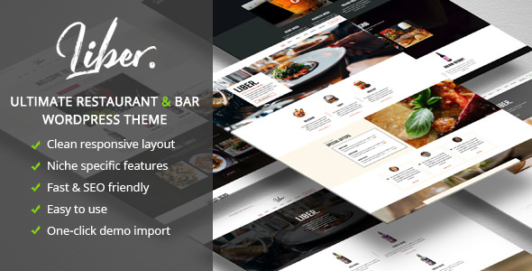  Liber v1.0.4 - The ultimate restaurant bar WordPress theme