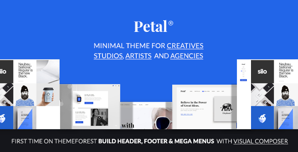  Petal - WordPress Theme of Creative Agency Studio
