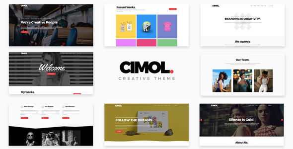  Cimol - Responsive One Page WordPress Theme
