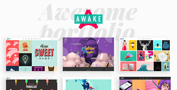 Awake - 创意新潮作品展示WordPress主题