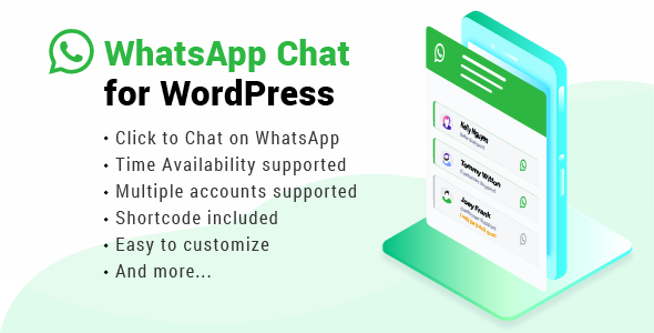 WhatsApp Chat WordPress 客服插件