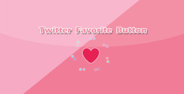  Twitter likes Red Heart button CSS3 animation special effect