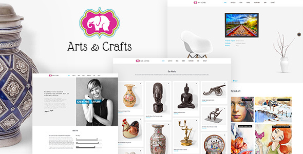  Crafts&Arts - WordPress Theme