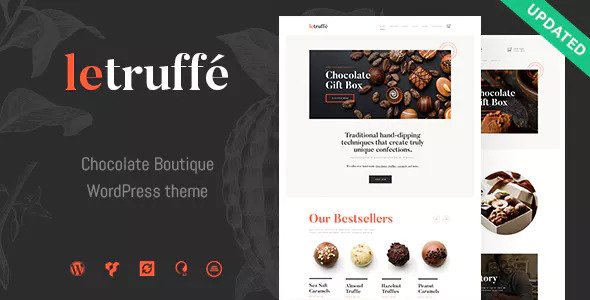  Le Truffe - Chocolate Dessert WordPress Theme