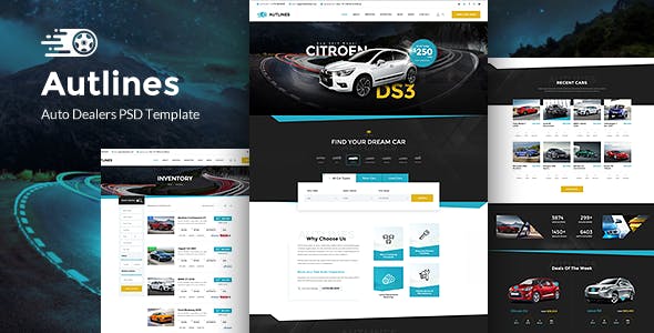  Autlines - PSD template for vehicle maintenance, adjustment and modification