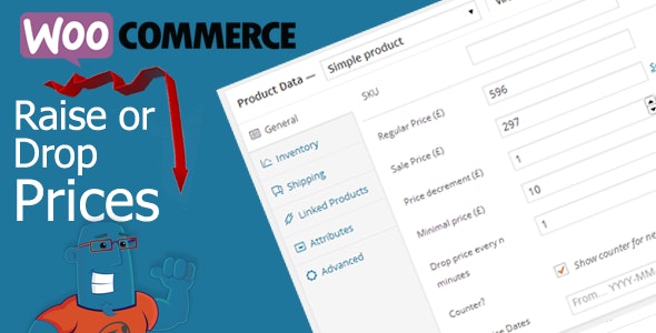 WooCommerce Drop / Raise Prices 限时定价促销插件