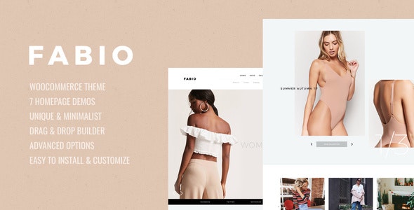  Fabio - online e-commerce WooCommerce shopping template