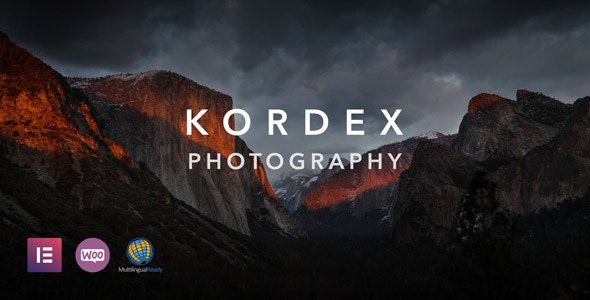 Kordex - 摄影网站模板WordPress主题