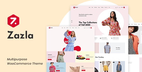 Zazla - 现代轻型在线购物网站WooCommerce模板