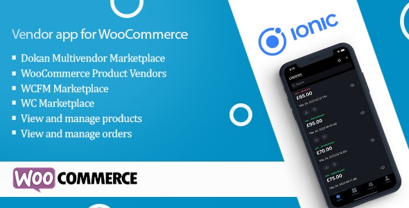 Vendor app for WooCommerce - 电子商务App应用程序