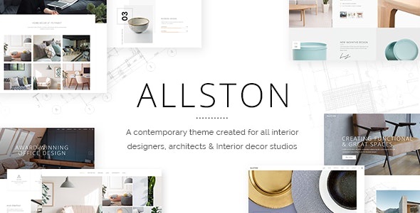  Allston - Modern Interior Design Building Decoration WordPress Theme