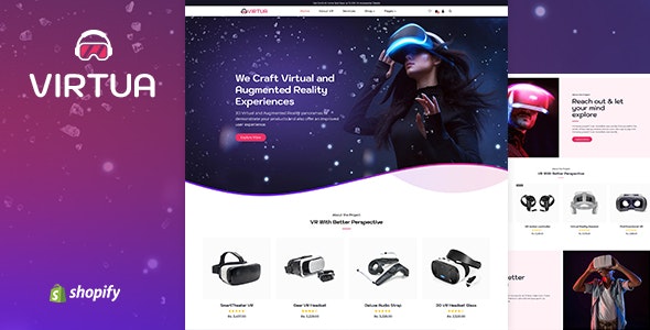  Virtux - VR Digital SKU Shopify Template