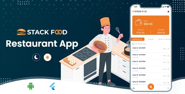  StackFood Multi Restaurant - Multi restaurant food ordering restaurant application