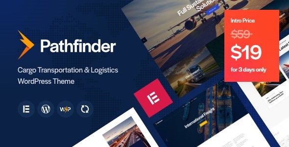  Pathfinder - WordPress Theme of Freight Transportation Logistics Express Enterprise Website