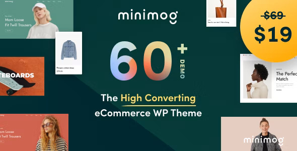  Minimog - High conversion e-commerce website template WordPress theme