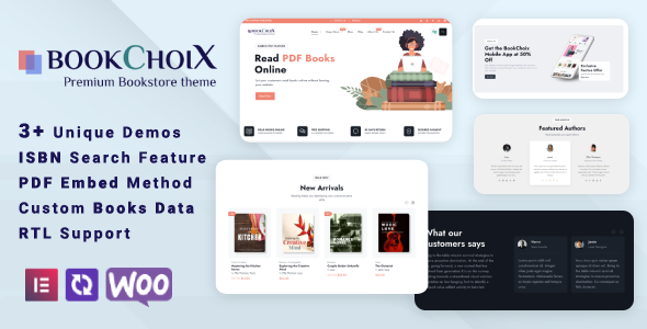 BookChoix - 书店数字音像制品商店WordPress模板