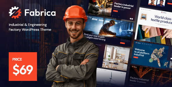  Fabrica - WordPress template for equipment manufacturing of processing enterprises
