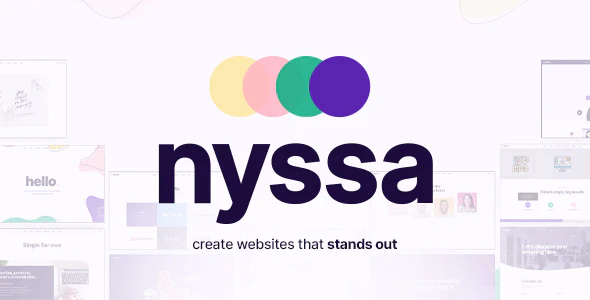  Nyssa - WordPress template for multi-purpose enterprise official website minimalist website